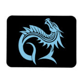 Dragon Styled Letter G, Dragon Alphabet, Monogram Magneet (Horizontaal)