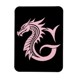 Dragon Styled Letter G, Dragon Alphabet, Monogram Magneet