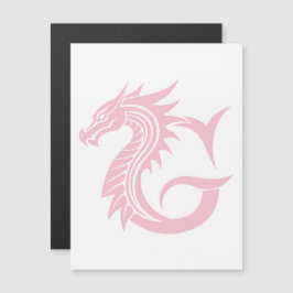 Dragon Styled Letter G, Dragon Alphabet, Monogram Magnetische Uitnodiging