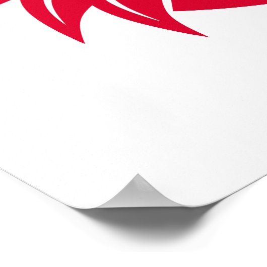 Dragon Styled Letter G, Dragon Alphabet, Monogram Poster (Hoek)