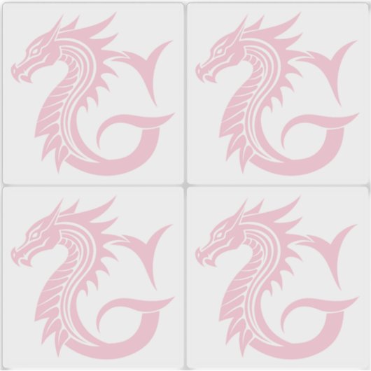 Dragon Styled Letter G, Dragon Alphabet, Monogram Sticker (Voorkant)