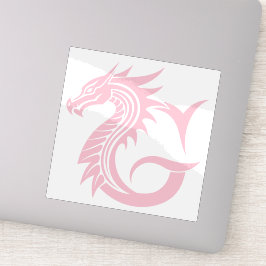 Dragon Styled Letter G, Dragon Alphabet, Monogram Sticker