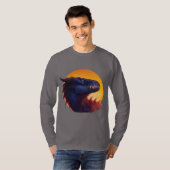 Dragon Sunset 3 T-shirt (Voorkant volledig)