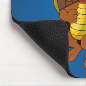 Dragon superheld cartoon Mousepad Muismat (Hoek)