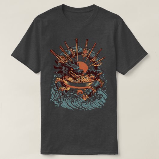 Dragon Sushi Ramen T-shirt (Design voorkant)