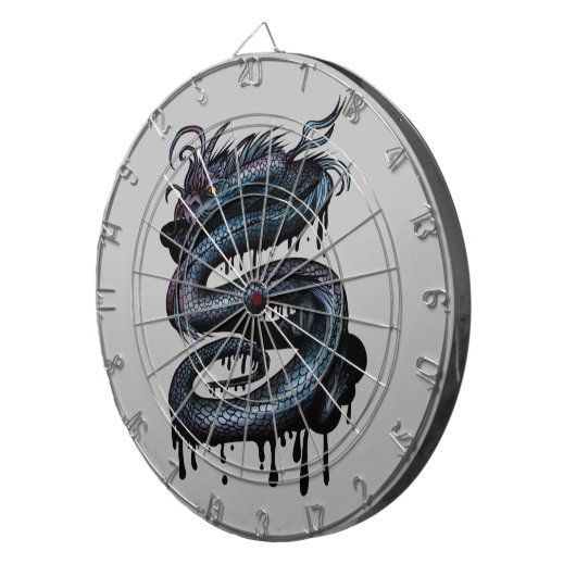 Dragon Swirl Dartbord (Voorkant Rechts)