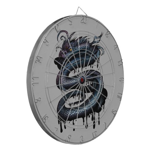 Dragon Swirl Dartbord (Voorkant Links)