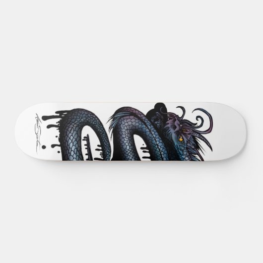 Dragon Swirl Persoonlijk Skateboard (Horizontaal)