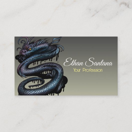 Dragon Swirl Visitekaartje (Voorkant)
