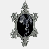 Dragon & Sword Kerstbal Ornament (Links)