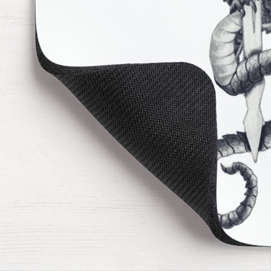 Dragon & Sword Mousepad Muismat (Hoek)