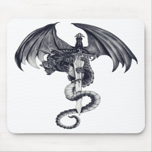 Dragon & Sword Mousepad Muismat