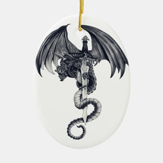 Dragon & Sword Ornament (Voorkant)