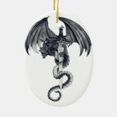 Dragon & Sword Ornament (Achterkant)