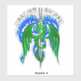 Dragon Sword Sticker