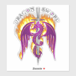 Dragon Sword Sticker