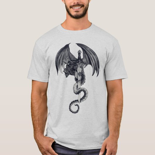 Dragon & Sword Tshirt (Voorkant)