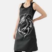 Dragon symbool gepersonaliseerd, tattoo T-shirt Schort (Insitu)