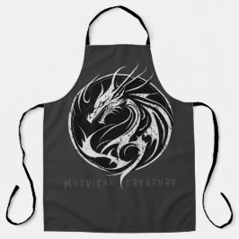 Dragon symbool gepersonaliseerd, tattoo T-shirt Schort