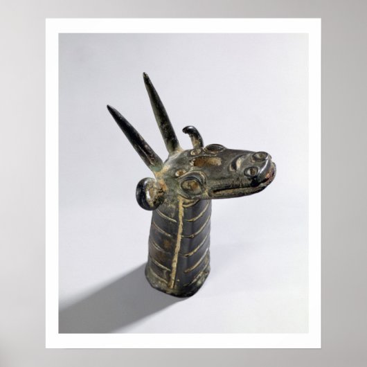 Dragon, symbool van de god Marduk, Late Assyrische Poster (Voorkant)