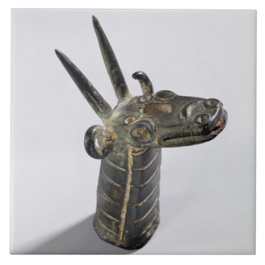 Dragon, symbool van de god Marduk, Late Assyrische Tegeltje (Voorkant)