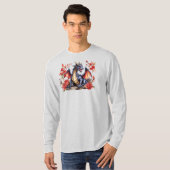 "Dragon T-shirt met lange mouwen (Voorkant volledig)