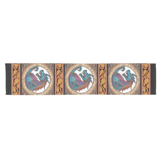 Dragon Table Runner Korte Tafelloper (Horizontaal)