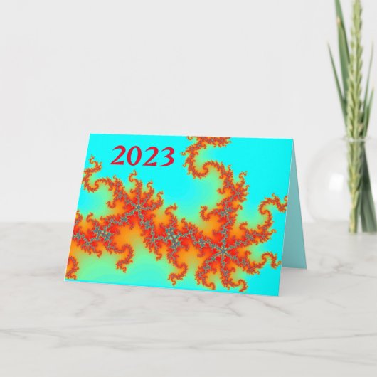 Dragon Tail nieuwjaar foto Feestdagen Kaart (Voorkant)