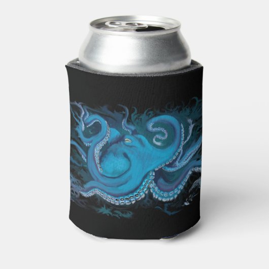 Dragon Tako Octopus coozie bierhouder (Blikje Achterkant)