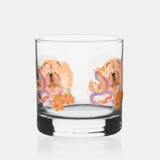 DRAGON TALES Chow ROCKS glas (Achterkant)