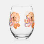 DRAGON TALES Show Stemless wijnglas Wijnglas Zonder Voet (Rechts)