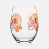 DRAGON TALES Show Stemless wijnglas Zonder Voet (Links)