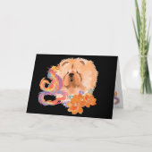 DRAGON-TALEZ Chow Art Card Jaar van de Draak Feestdagen Kaart (Voorkant)