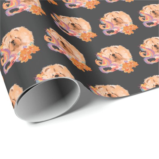 DRAGON-TALEZ CHOW Jaar van de Draak Cadeaupapier (Rol Hoek)