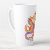 DRAGON-TALEZ CHOW Jaar van de Draak Latte Mok (Linkerhoek)