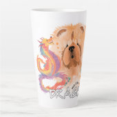 DRAGON-TALEZ CHOW Jaar van de Draak Latte Mok (Voorkant)