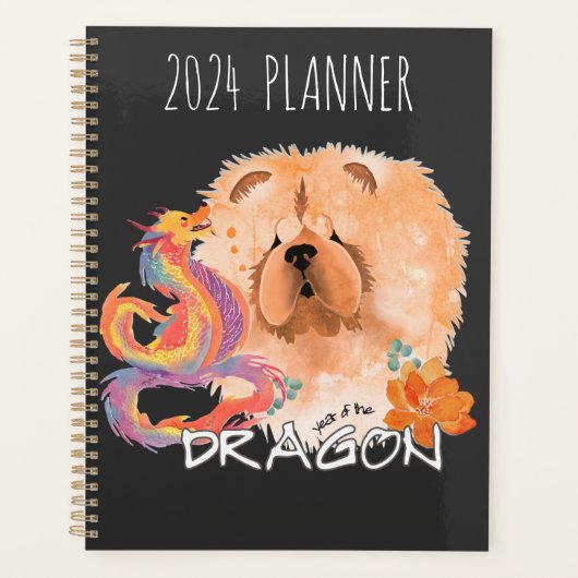 DRAGON-TALEZ CHOW Jaar van de Draak Planner (Voorkant)