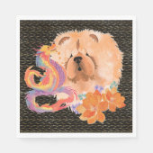 DRAGON-TALEZ Chow Jaar van de Draak Servet (Voorkant)