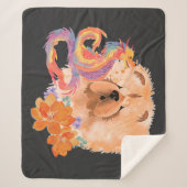 DRAGON-TALEZ CHOW Jaar van de Draak Sherpa Deken (Voorkant)