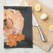 DRAGON-TALEZ CHOW Jaar van de Draak Theedoek (Quarter Fold)