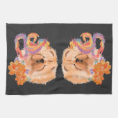 DRAGON-TALEZ CHOW Jaar van de Draak Theedoek (Horizontaal)