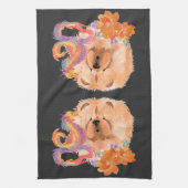 DRAGON-TALEZ CHOW Jaar van de Draak Theedoek (Verticaal)