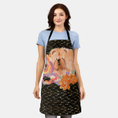 DRAGON-TALEZ CHOW Jaar van de Dragon grooming chef Schort (Gedragen)