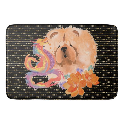 DRAGON-TALEZ CHOW Jaar van de Drakenkrat mat (Voorkant)