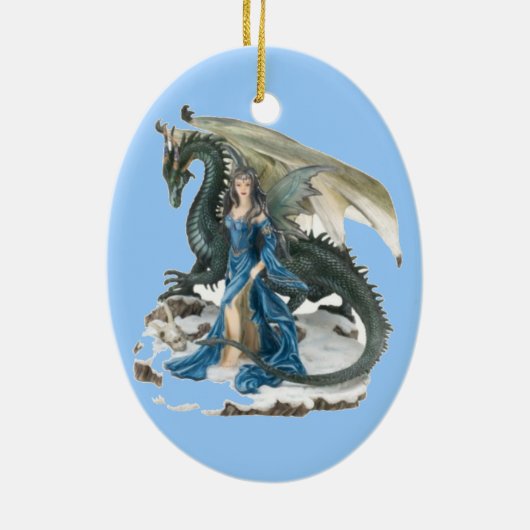 Dragon Tamer 2 Keramisch Ornament (Achterkant)