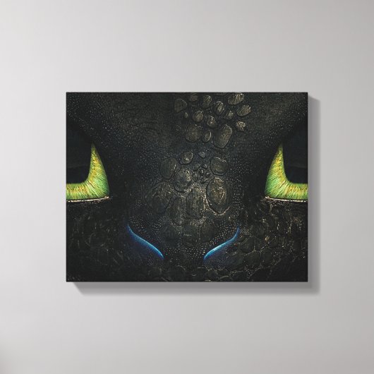 Dragon tandless Premium Wrapped Canvas (gloss) Afdruk (Voorkant)