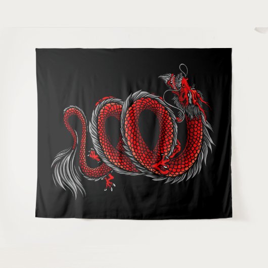 Dragon Tapestry Wandkleed (Voorkant (horizontaal))