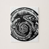 Dragon Tattoo Design Legpuzzel (Verticaal)