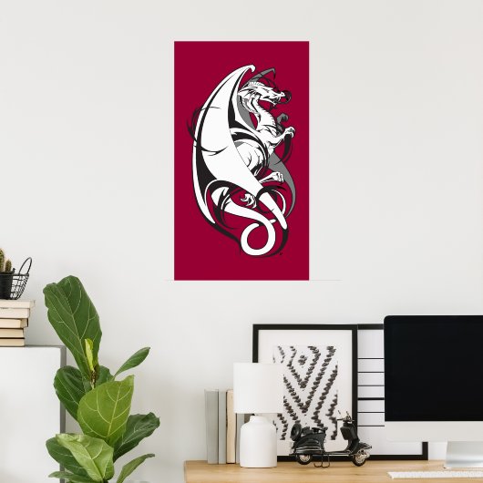 Dragon Tattoo Poster (Thuiskantoor)