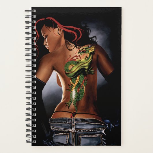 Dragon Tattoo Vrouw Planner (Voorkant)